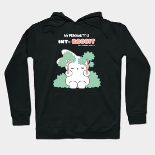 The Shy Introvert Bunny Hoodie